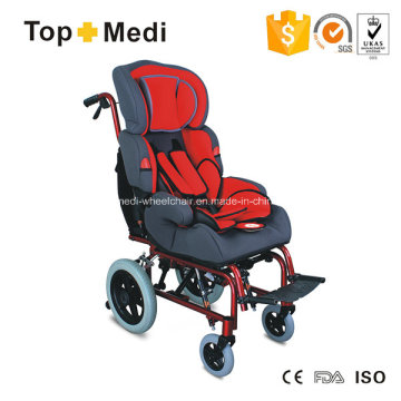 Cadeira de rodas manual reclinável highback cp para crianças